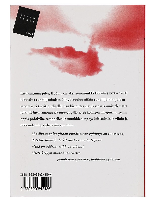 Riehaantunut pilvi - Ikkyu - Runot ja näytelmät - 10105388016 - 1
