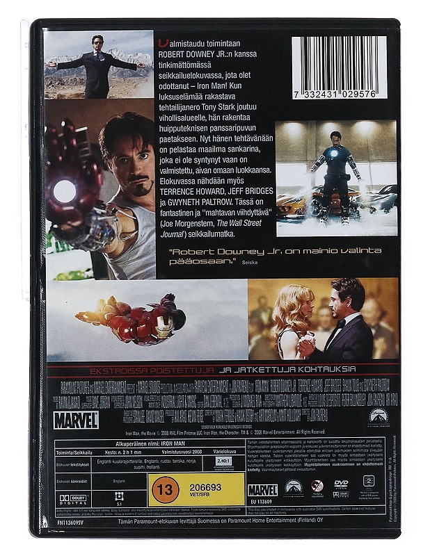 Iron Man - DVD - DVD-elokuvat - 10105388085 - 1