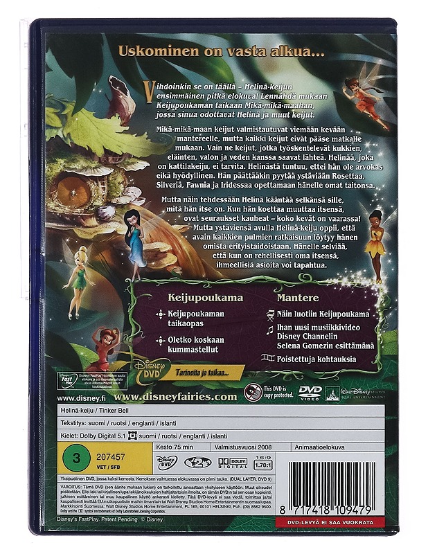 Helinä-keiju - DVD - DVD-elokuvat - 10105388092 - 1
