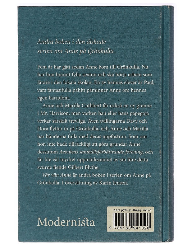 Vår vän Anne - Montgomery, L. M. - Romaanit ja novellit - 10105388104 - 1