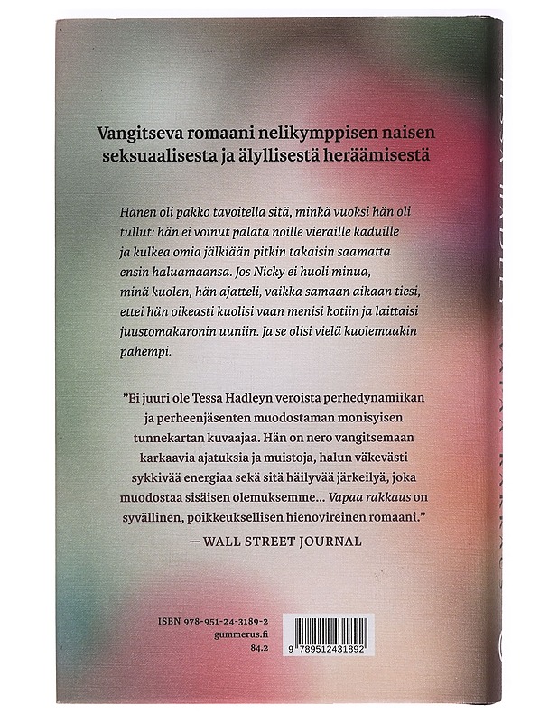 Vapaa rakkaus - Hadley, Tessa - Romaanit ja novellit - 10105388119 - 1