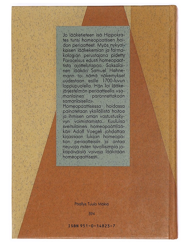Homeopaattisen hoidon aakkoset - Voegeli, Adolf - Tietokirjat ja oppaat - 10105388167 - 1