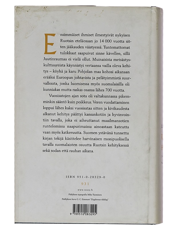 Ruotsin historia : jääkaudesta tulevaisuuteen - Lindqvist, Herman - Historiakirjat - 10105388183 - 1