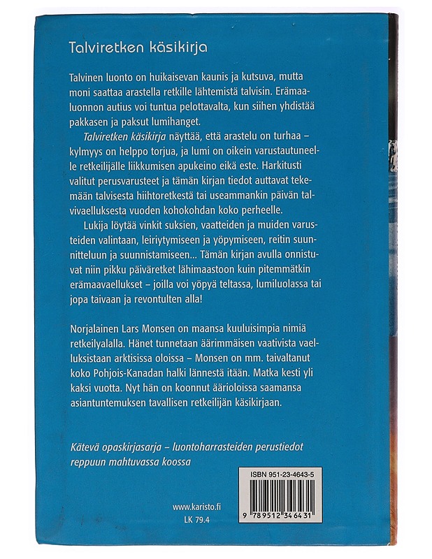 Talviretken käsikirja - Monsen, Lars - Tietokirjat ja oppaat - 10105388228 - 1