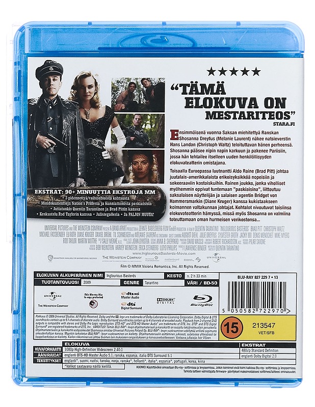Kunniattomat Paskiaiset - Blu-Ray - Blu-ray-levyt - 10105388248 - 1