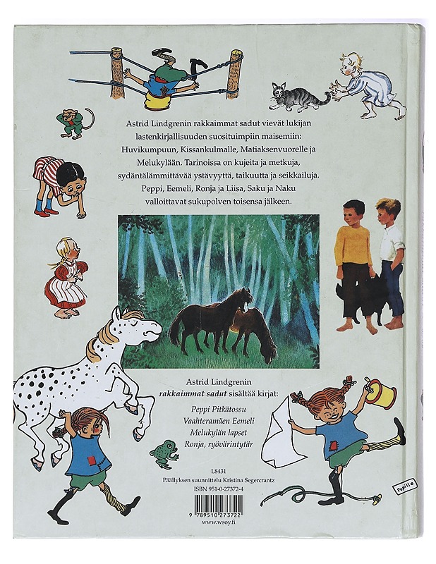 Astrid Lindgrenin rakkaimmat sadut - Lindgren, Astrid - Lastenkirjat - 10105388269 - 1
