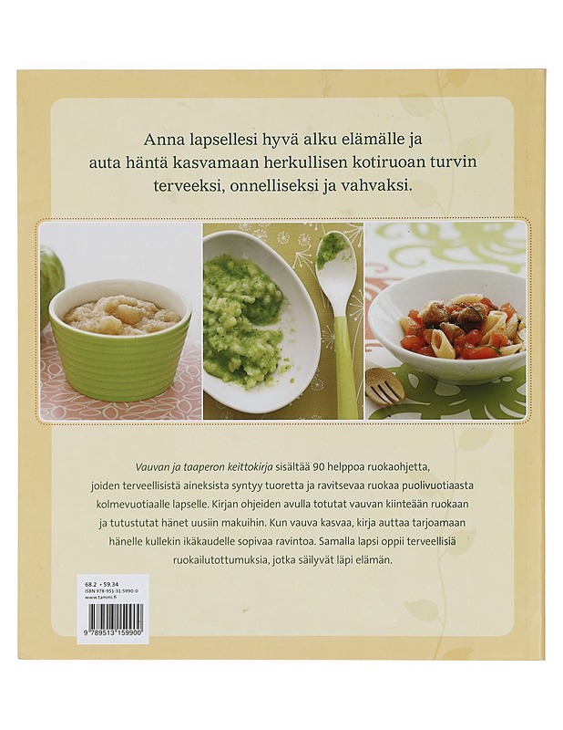 Vauvan ja taaperon keittokirja - Ansel, Karen - Ruokakirjat - 10105388277 - 1