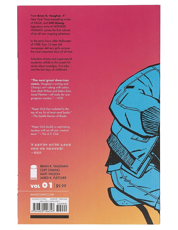 Paper girls / 1 - Vaughan, Brian K. - Sarjakuvat - 10105388290 - 1