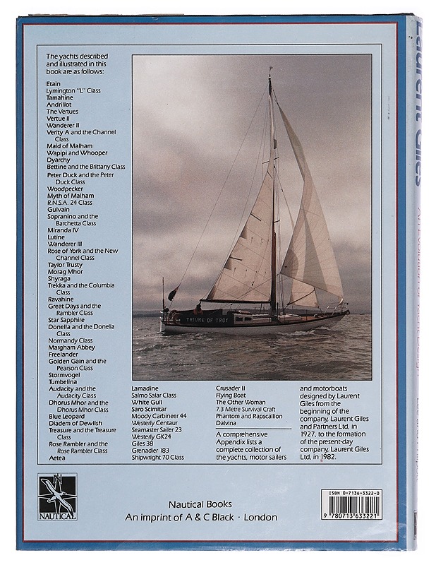 Laurent Giles: An Evolution of Yacht Design - Adrian Lee - Tietokirjat ja oppaat - 10105388321 - 1