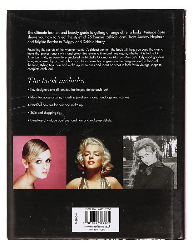 Vintage style : iconic fashion looks and how to get them - Sarah Kennedy - Historiakirjat - 10105388338 - 1