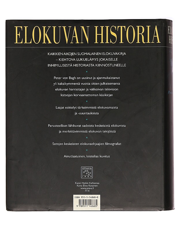Elokuvan historia - Peter von Bagh - Historiakirjat - 10105388341 - 1
