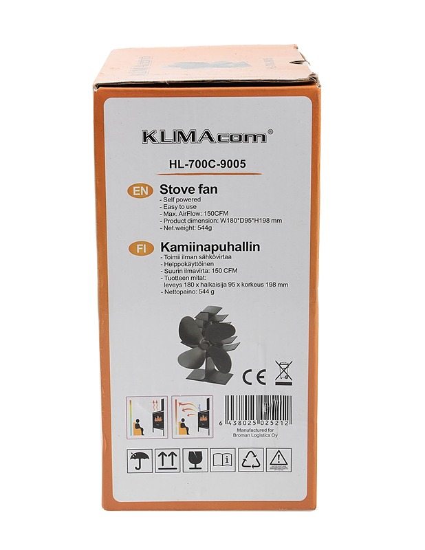 KLIMACOM HL-900C-9005 kamiinapuhallin - Muut urheiluvälineet ja vapaa-aika - 10105388368 - 1