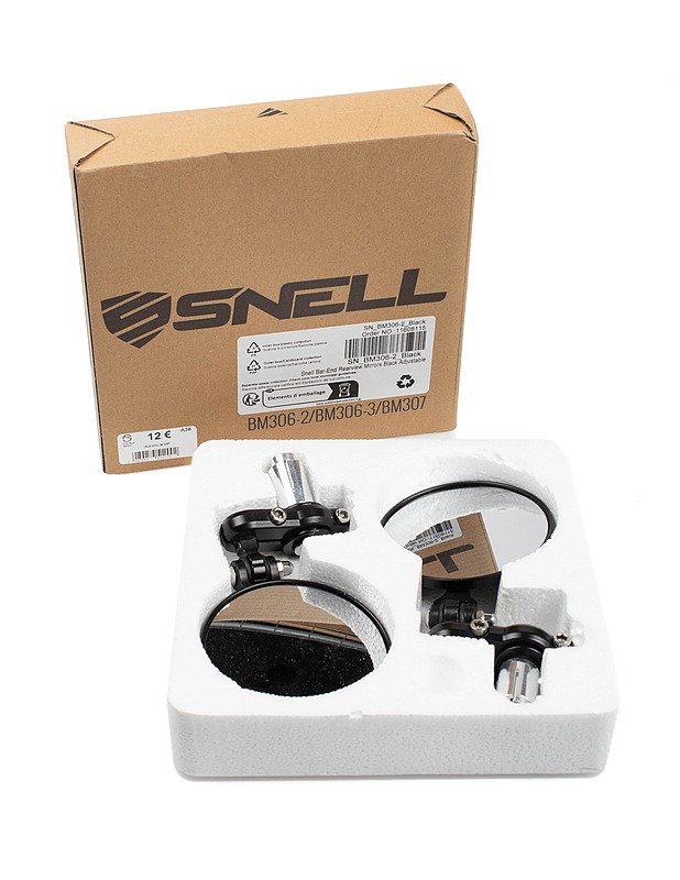 SNELL BM306-2 bar-end rearview mirrors - Muut urheiluvälineet ja vapaa-aika - 10105388371 - 0