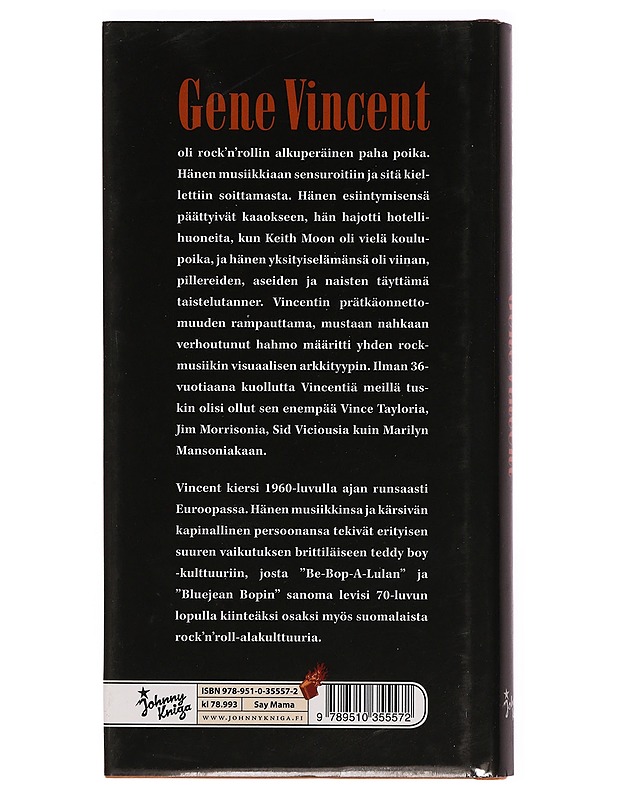 Gene Vincent : race with the devil - Farren, Mick - Elämäkerrat ja muistelmat - 10105388498 - 1