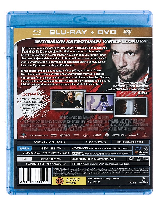 Vares: Pahan Suudelma - Blu-Ray + DVD - Blu-ray-levyt - 10105388519 - 1