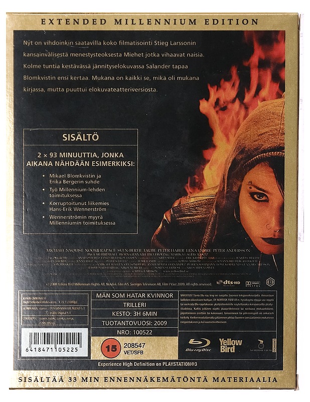 Miehet Jotka Vihaavat Naisia - Blu-Ray - Blu-ray-levyt - 10105388546 - 1