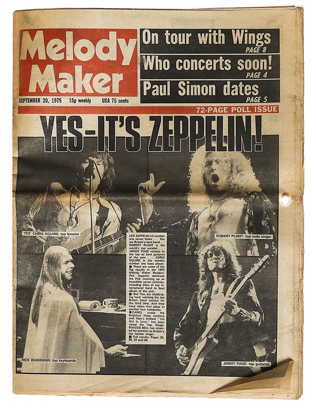 Melody Maker - Lehdet - 10105388570 - 0