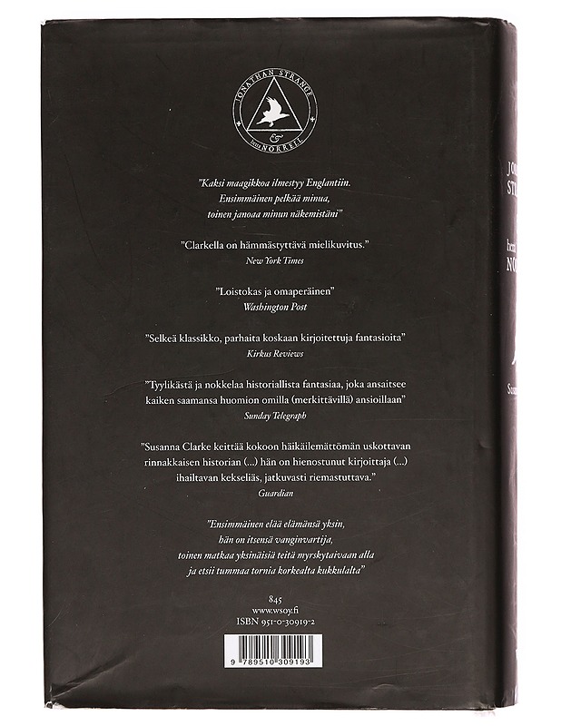 Jonathan Strange & herra Norrell - Clarke, Susanna - Fantasia- ja scifi - 10105388584 - 1