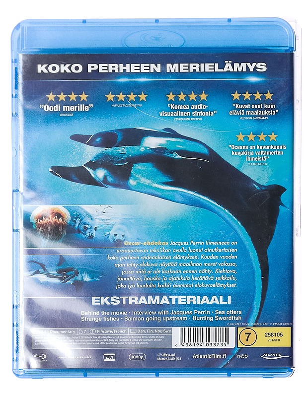 Oceans - Blu-Ray - Blu-ray-levyt - 10105388595 - 1