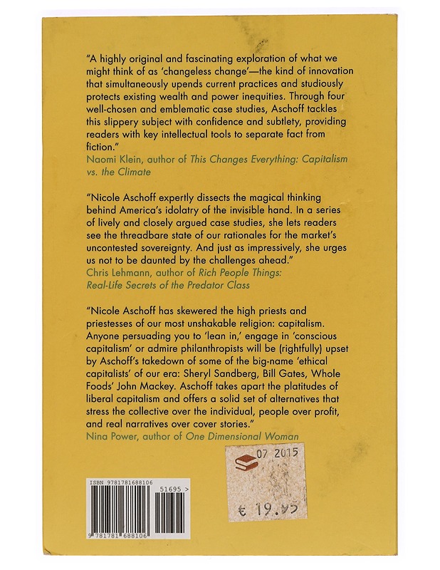The new prophets of capital - Aschoff, Nicole - Historiakirjat - 10105388641 - 1