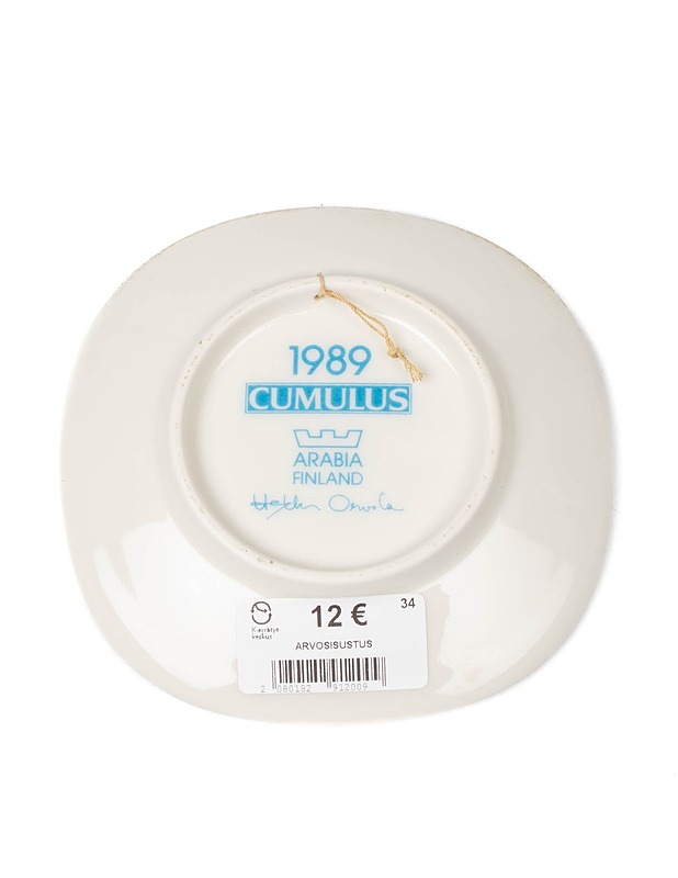 ARABIA Cumulus 1989 seinälautanen - Designsuosikit - 10105388678 - 1