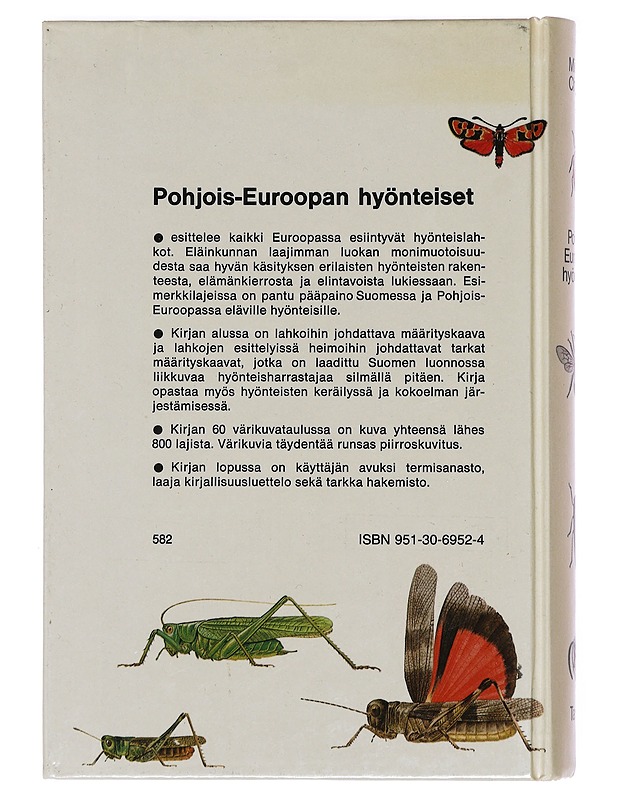 Pohjois-Euroopan hyönteiset - Chinery, Michael - Tietokirjat ja oppaat - 10105388770 - 1