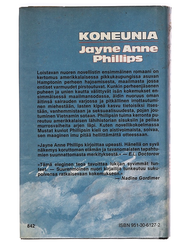 Koneunia - Jayne Anne Phillips - Romaanit ja novellit - 10105388813 - 1