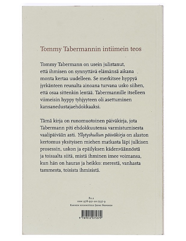 Yllytyshullun päiväkirja - Tommy Tabermann - Runot ja näytelmät - 10105388824 - 1
