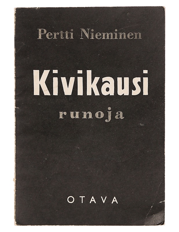 Kivikausi: runoja - Pertti Nieminen - Runot ja näytelmät - 10105388831 - 0