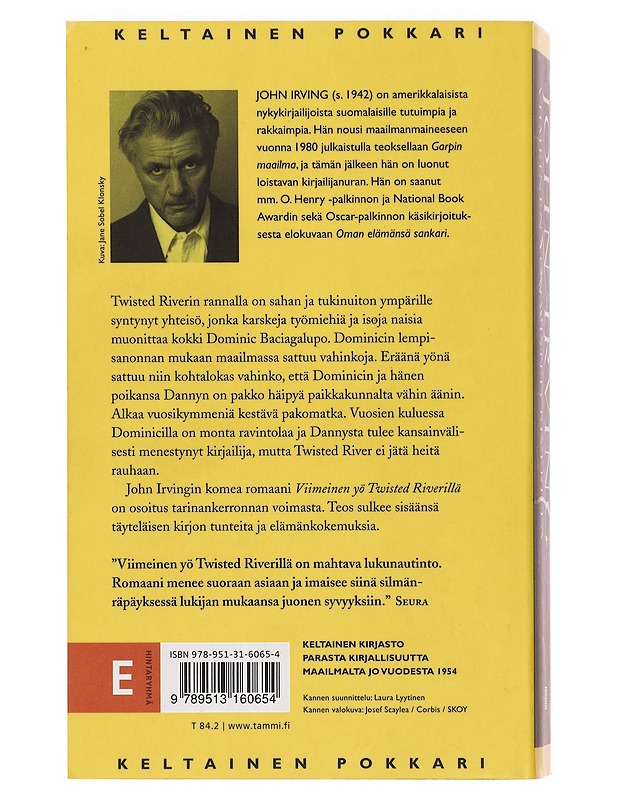 Viimeinen yö Twisted Riverillä - Irving, John - Romaanit ja novellit - 10105388879 - 1