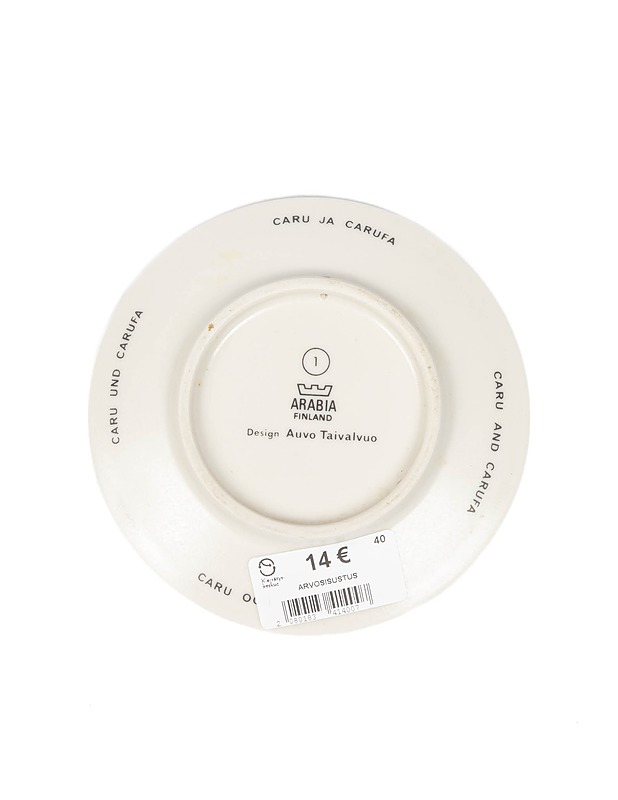 ARABIA Caru ja Carufa seinälautanen - Designsuosikit - 10105388901 - 1