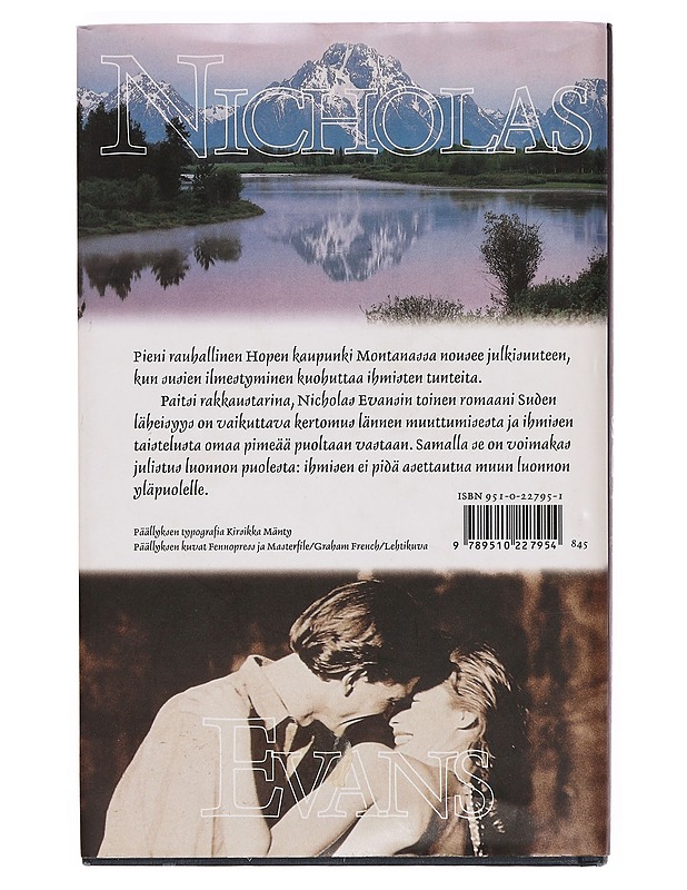 Suden läheisyys - Evans, Nicholas - Romaanit ja novellit - 10105388930 - 1
