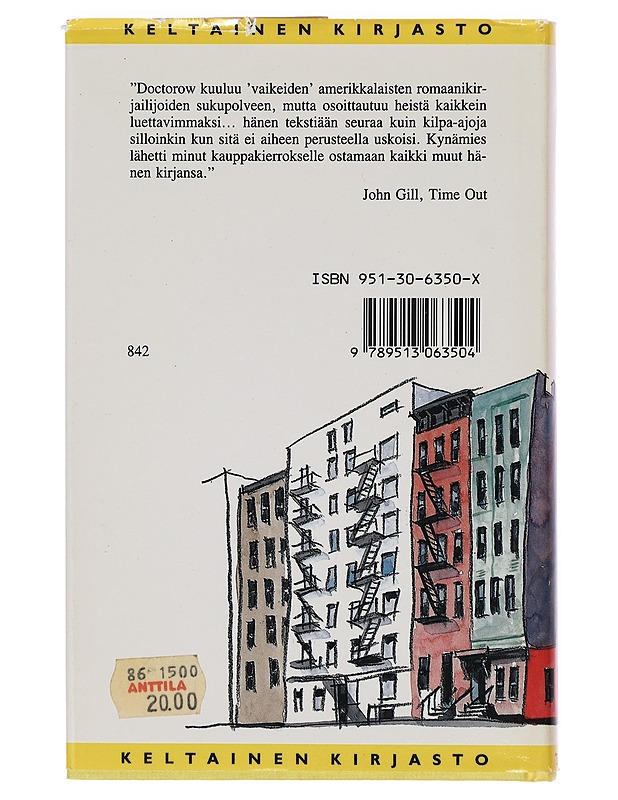 Kynämies : kuusi novellia ja pienoisromaani - Doctorow, E. L. - Romaanit ja novellit - 10105388961 - 1