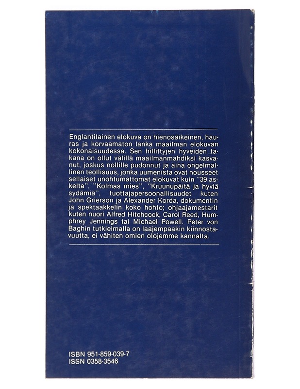 Englantilainen Elokuva - Beter Von Bagh - Musiikki- ja elokuvakirjat - 10105388982 - 1