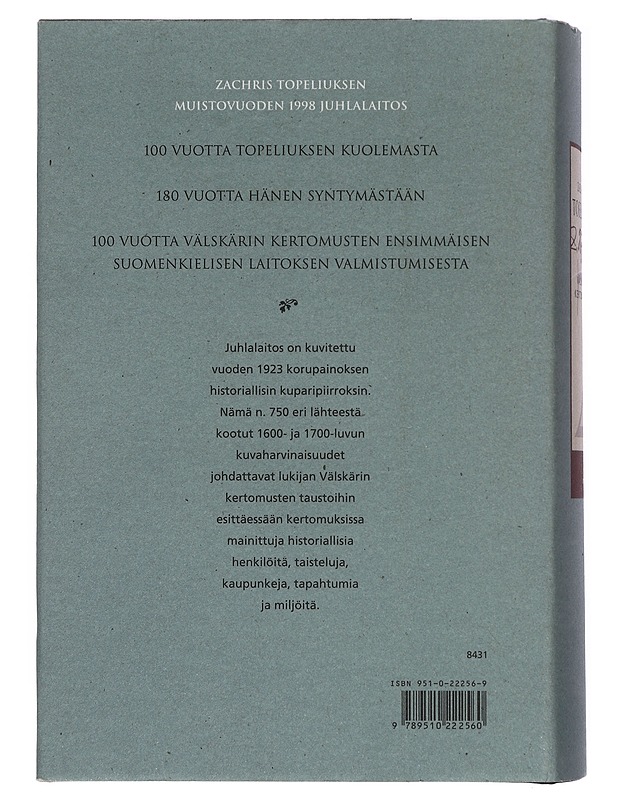 Välskärin kertomuksia II - Topelius, Zacharias - Romaanit ja novellit - 10105389005 - 1