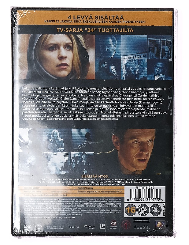 Isänmaan puolesta 1. tuotantokausi - DVD - DVD-elokuvat - 10105389084 - 1