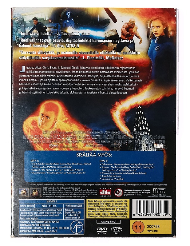Fantastic 4 - DVD - DVD-elokuvat - 10105389092 - 1