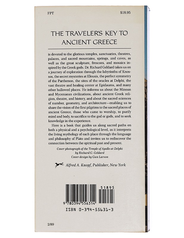 The traveler's key to Ancient Greece - Richard G.Geldard - Tietokirjat ja oppaat - 10105389192 - 1