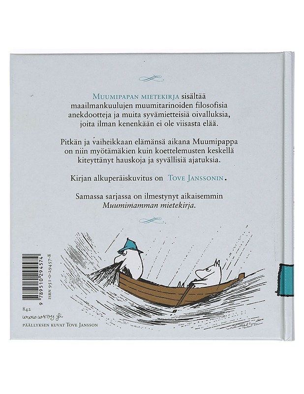 Muumipapan mietekirja - Jansson, Tove - Runot ja näytelmät - 10105389196 - 1
