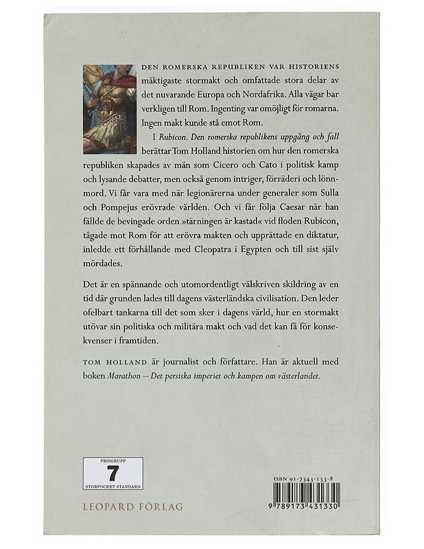Rubicon: Rooman tasavallan nousu ja tuho -Hollandin, Tom - Romaanit ja novellit - 10105389202 - 1