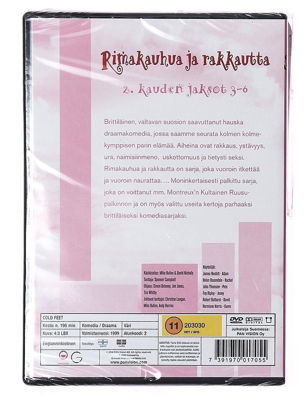 Rimakauhua ja rakkautta: 2. kauden jaksot 3-6 - DVD - DVD-elokuvat - 10105389218 - 1