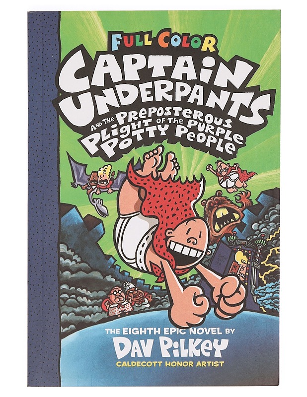 Captain Underpants and the Preposterous Plight of the Purple Potty People - Dav Pilkey - Lastenkirjat - 10105389261 - 0