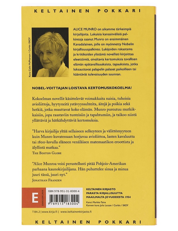 Liian paljon onnea - Munro, Alice - Romaanit ja novellit - 10105389266 - 1