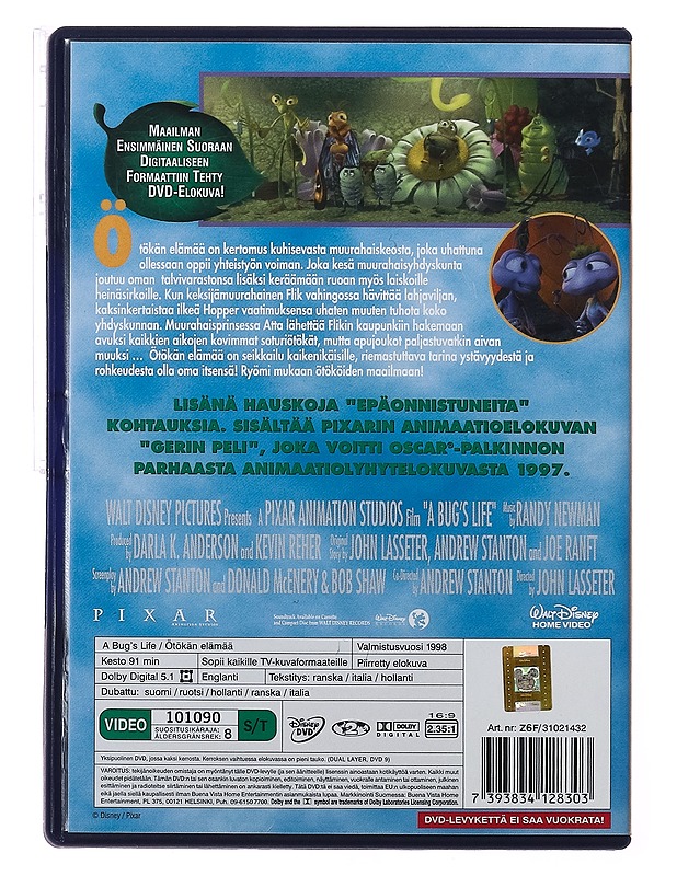 Ötökän elämää - DVD - DVD-elokuvat - 10105389281 - 1