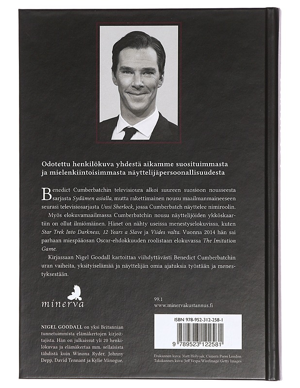 Benedict Cumberbatch : henkilökuva - Goodall, Nigel - Elämäkerrat ja muistelmat - 10105389293 - 1