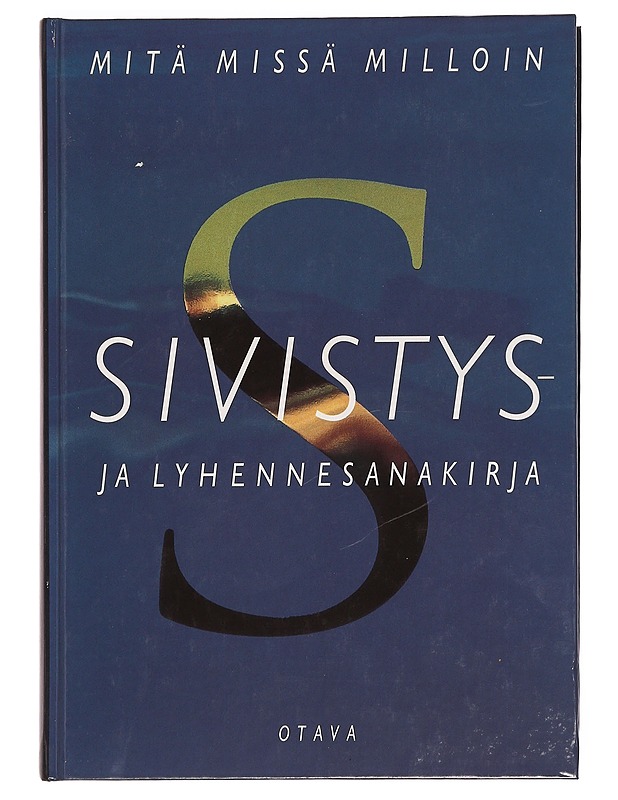 Sivistys- ja lyhennesanakirja - Turtia, Kaarina - Tietokirjat ja oppaat - 10105389326 - 0