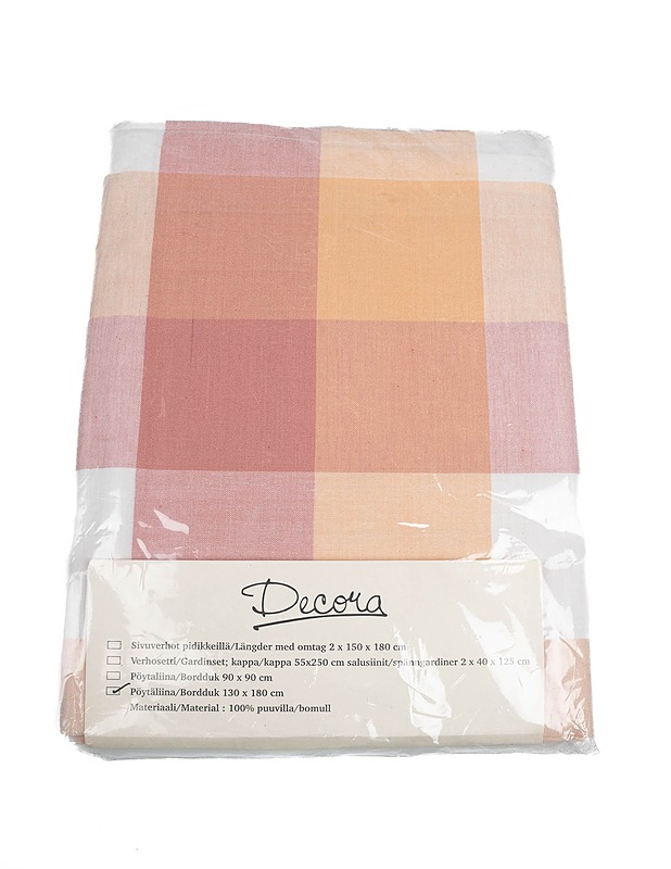 DECORA pöytäliina, 130 x 180 cm - Pöytäliinat - 10105389327 - 1