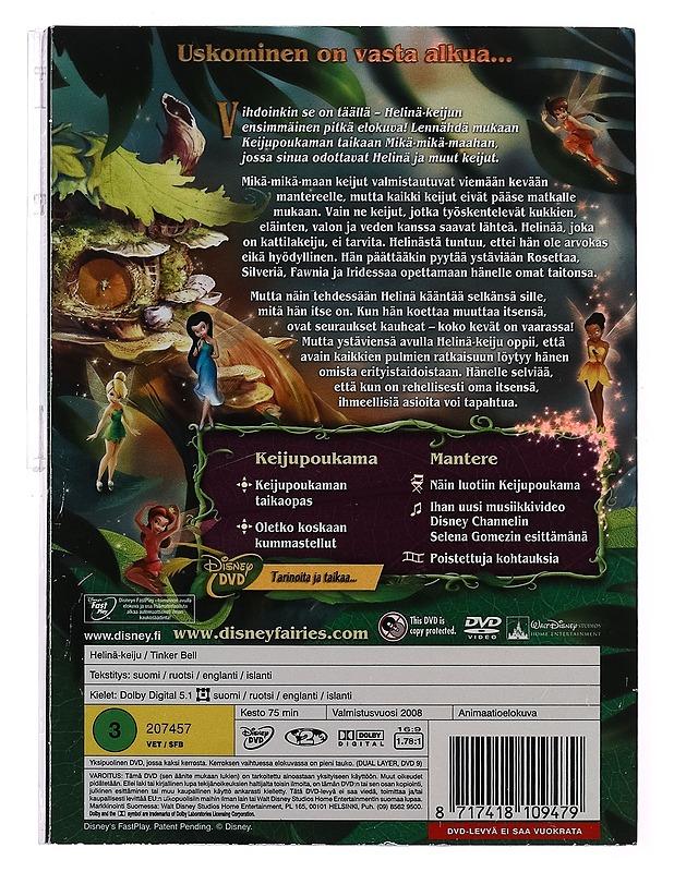 Helinä-keiju - DVD - DVD-elokuvat - 10105389344 - 1