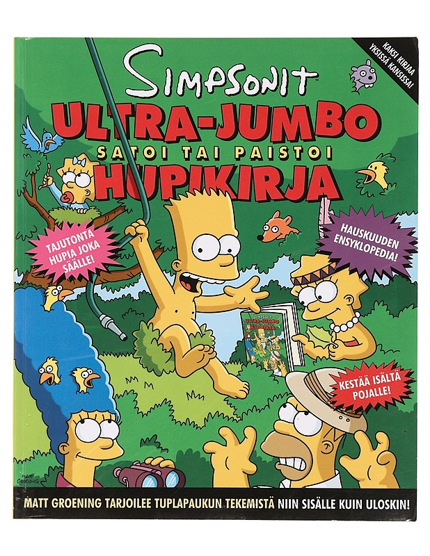 Simpsonit : puuhakirja kesäpäivien ratoksi ; Simpsonit : puuhakirja sadepäivien ratoksi - Groening, Matt - Lastenkirjat - 10105389349 - 0