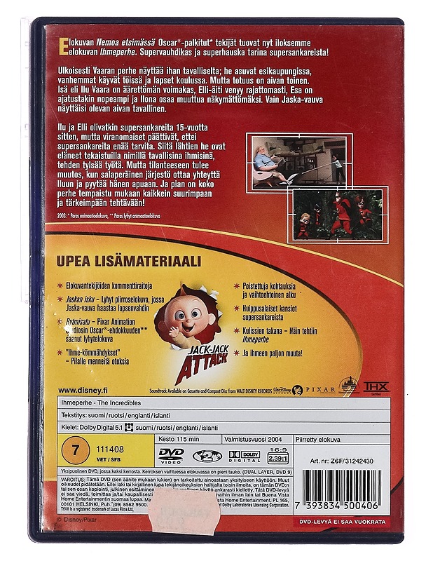 Ihmeperhe - DVD - DVD-elokuvat - 10105389351 - 1